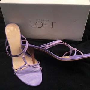 Ann Taylor LOFT strappy heels - EUC